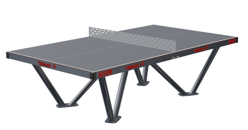 Tibhar Tisch In-/Outdoor 7000W grau | TopSpeed Tischtennis Vertriebs GmbH