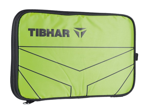 Tibhar Doppelhülle T-Logo eckig grün