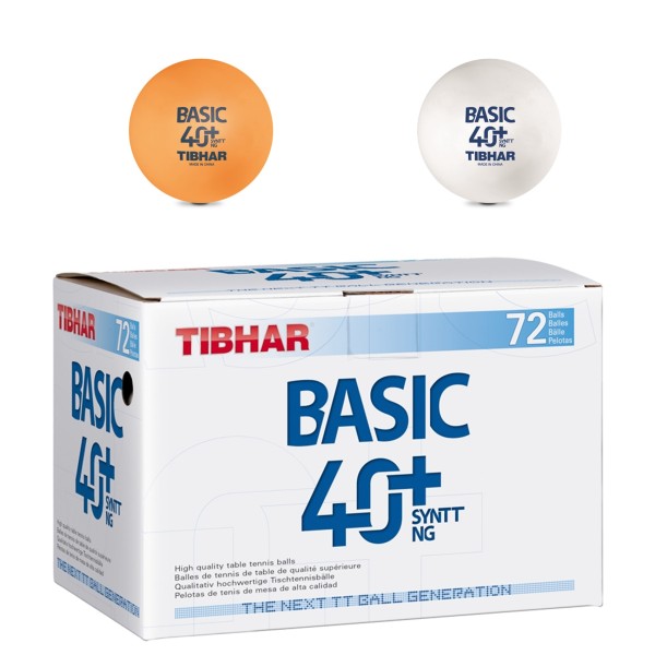 Tibhar Ball Basic 40+ SYNTT NG ABS 72er Pack