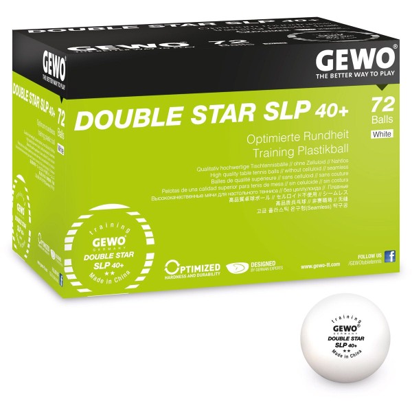 Gewo Ball Double Star SLP 40+ 72er Pack