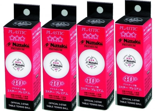 Nittaku Ball Premium 40+ *** ABS 12er Pack