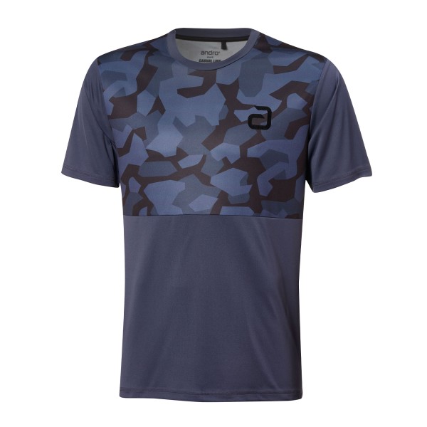 andro T-Shirt Darcly dunkelblau/camouflage