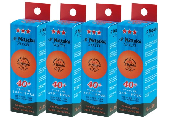 Nittaku Ball Nexcell 40+ *** 12er Pack orange