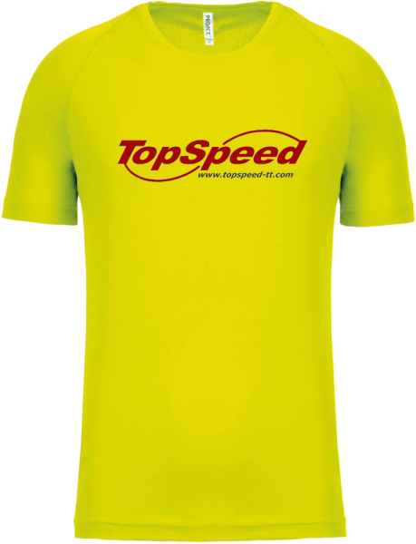 TopSpeed T-Shirt Training fluorescent gelb