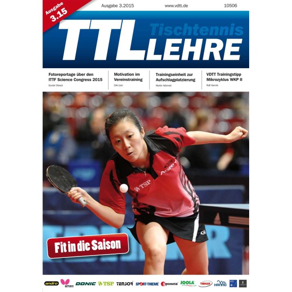 VDTT-Zeitschrift Tischtennislehre Ausgabe 2015-03