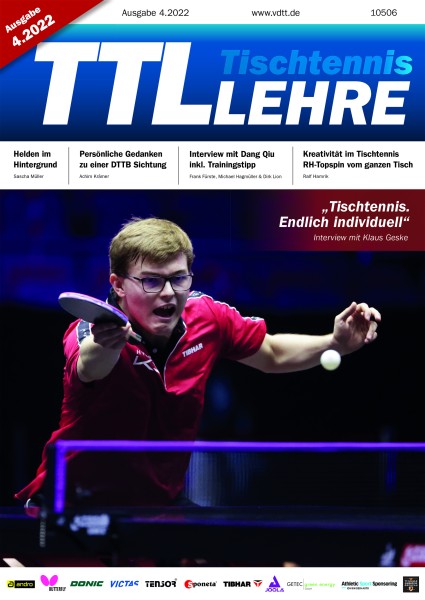 VDTT-Zeitschrift Tischtennislehre Ausgabe 2022-04