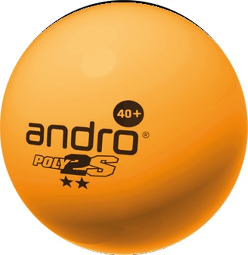 andro Ball Poly 2S Training 40+ cellfree ABS 9er Pack