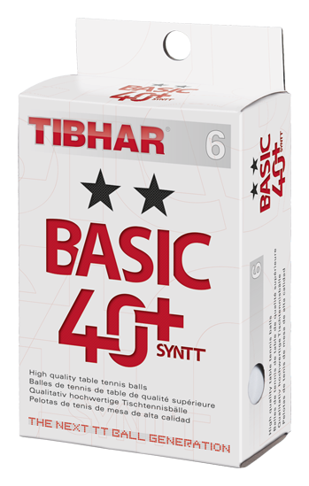 Tibhar Ball Basic 40+ ** Syntt 6er Pack