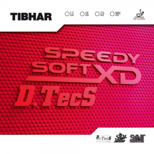 Tibhar Tischtennis Belag kurze Noppen Speedy Soft XD D.TecS