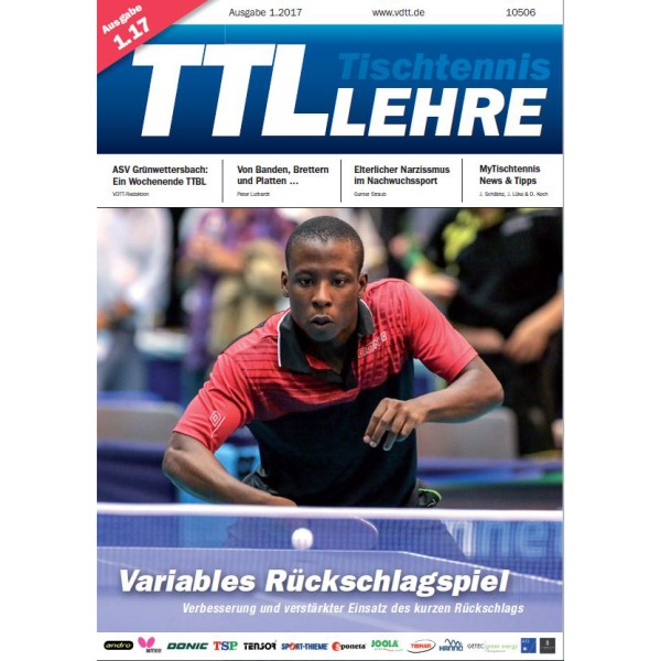 VDTT-Zeitschrift Tischtennislehre Ausgabe 2017-01