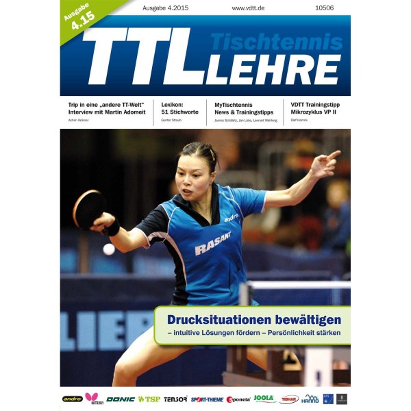 VDTT-Zeitschrift Tischtennislehre Ausgabe 2015-04