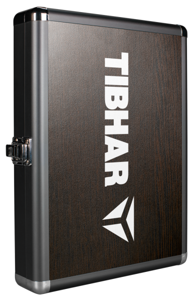 Tibhar Schlägerkoffer Alum Cube Premium II holz