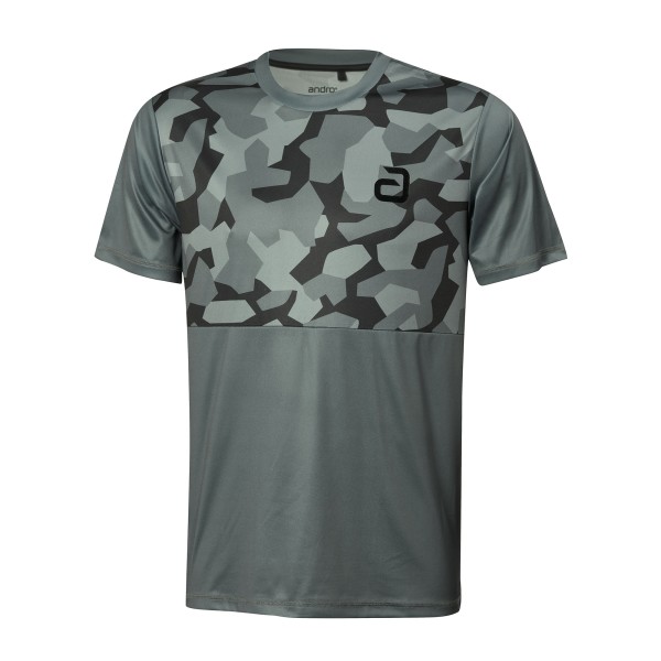 andro T-Shirt Darcly grau/camouflage