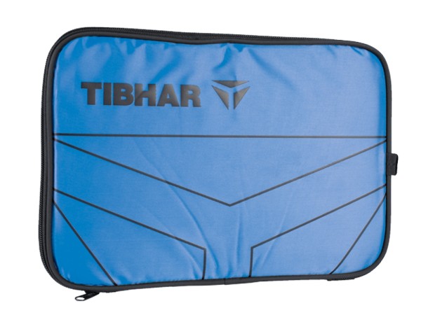 Tibhar Einzelhülle T-Logo eckig himmelblau