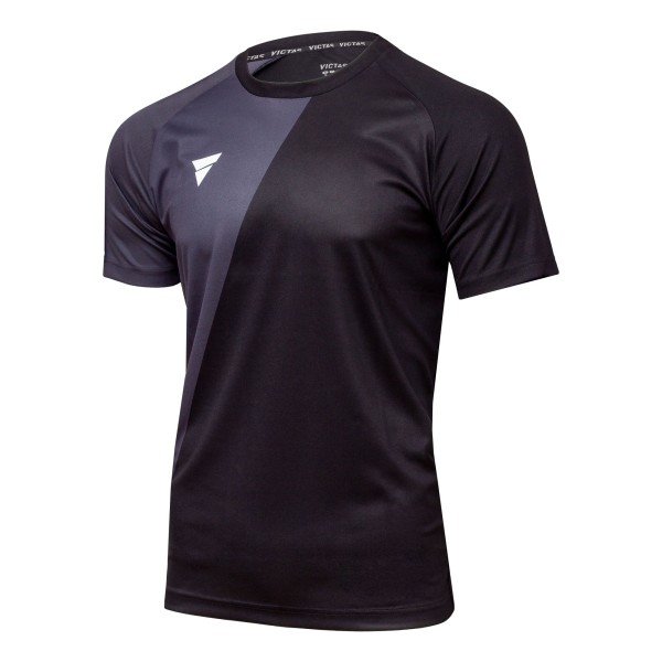Victas V-T-Shirt 221 schwarz/grau