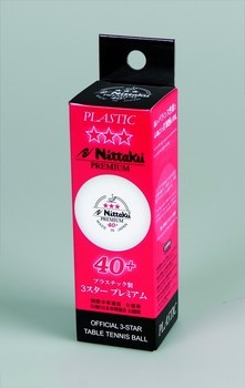Nittaku Ball Premium 40+ *** ABS 3er Pack