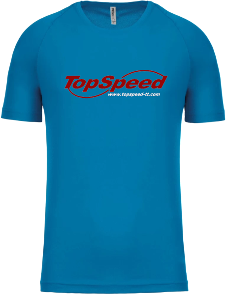 TopSpeed T-Shirt Training aquablau