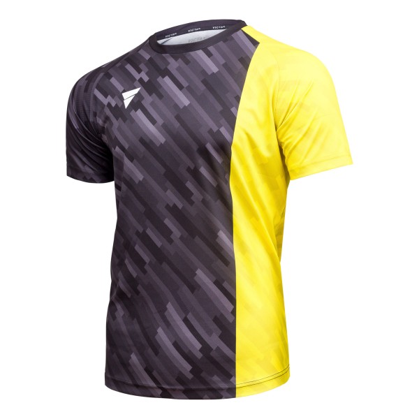 Victas V-T-Shirt 224 schwarz/gelb