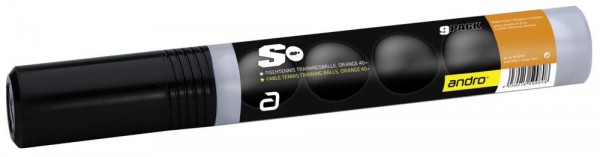 andro Ball Poly S Training 40+ cellfree ABS 9er Pack