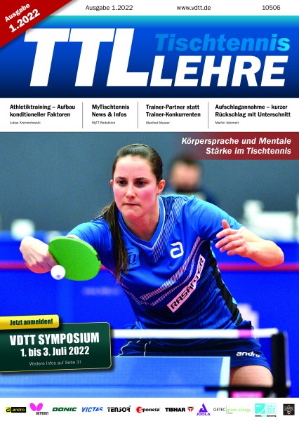 VDTT-Zeitschrift Tischtennislehre Ausgabe 2020-01