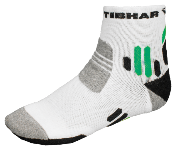 Tibhar Socke Tech II weiß/schwarz/grün