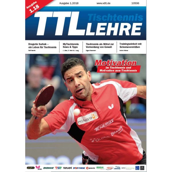 VDTT-Zeitschrift Tischtennislehre Ausgabe 2018-01