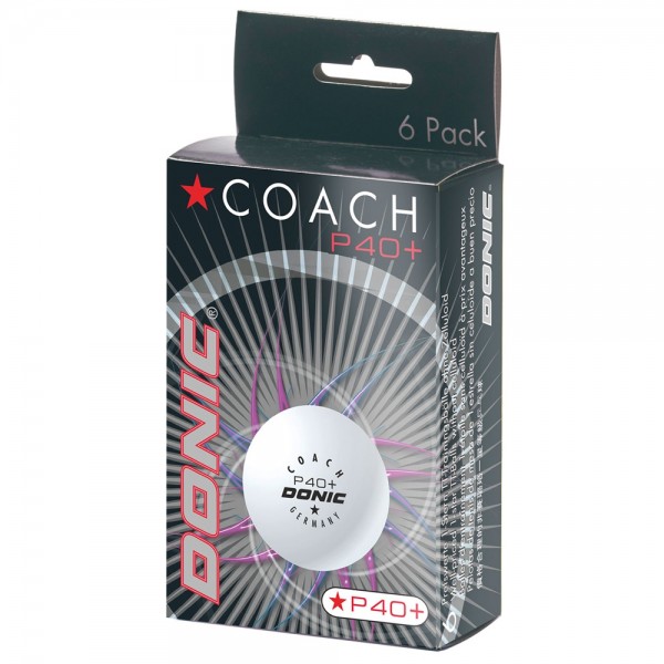 Donic Ball Coach P40+ * ABS 6er Pack
