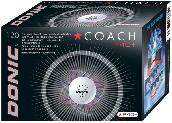 Donic Ball Coach P40+ * ABS 120er Pack