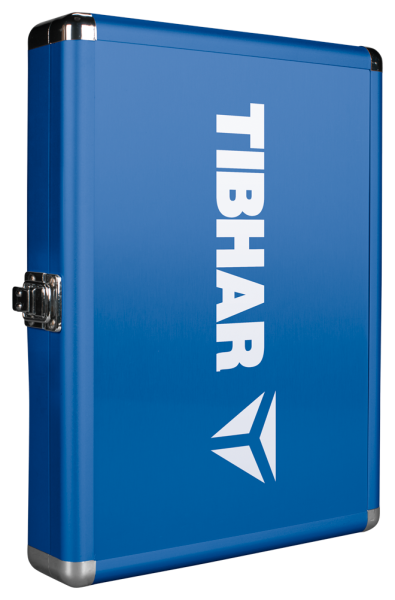 Tibhar Schlägerkoffer Alum Cube Premium II blau
