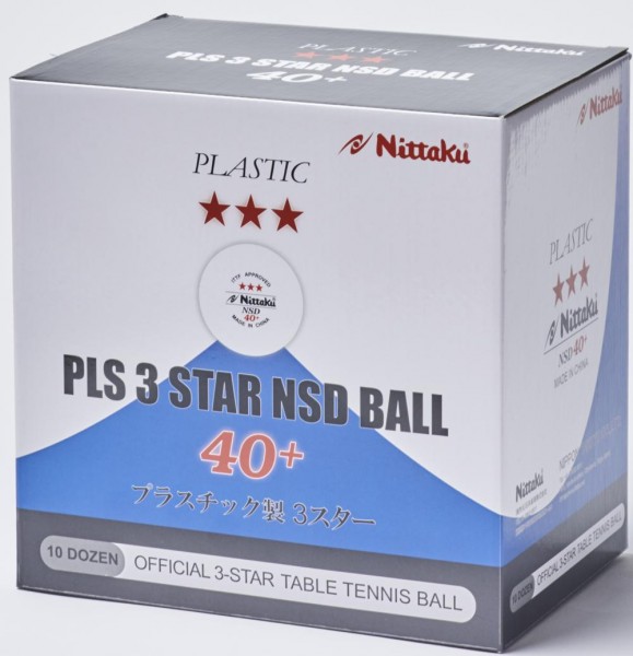 Nittaku Ball SD 40+ *** Cellfree ABS 120er Pack